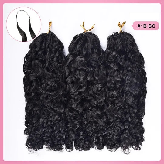 Burmese Curly Crochet Human Hair
