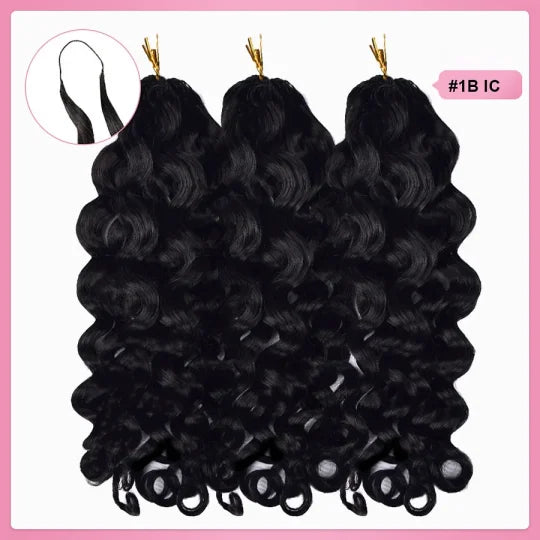 Italian Curly Crochet Human Hair