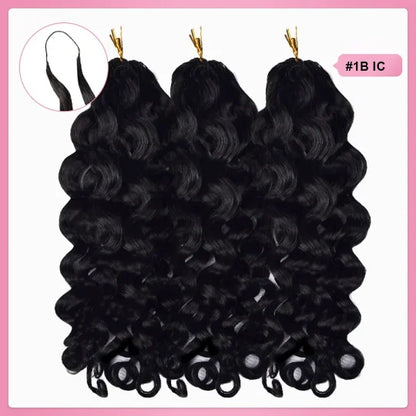 Italian Curly Crochet Human Hair