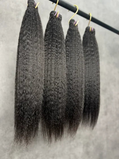 kinky straight  hair bundle